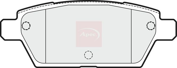 APEC Brake Pad Set, disc brake PAD1802