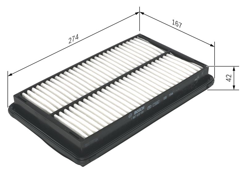 BOSCH 1 987 429 185 Air Filter