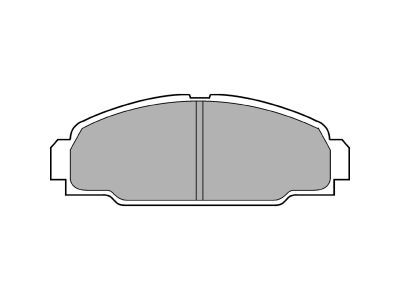 DELPHI LP607 Brake Pad Set, disc brake