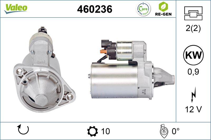 VALEO Startmotor / Starter 460236