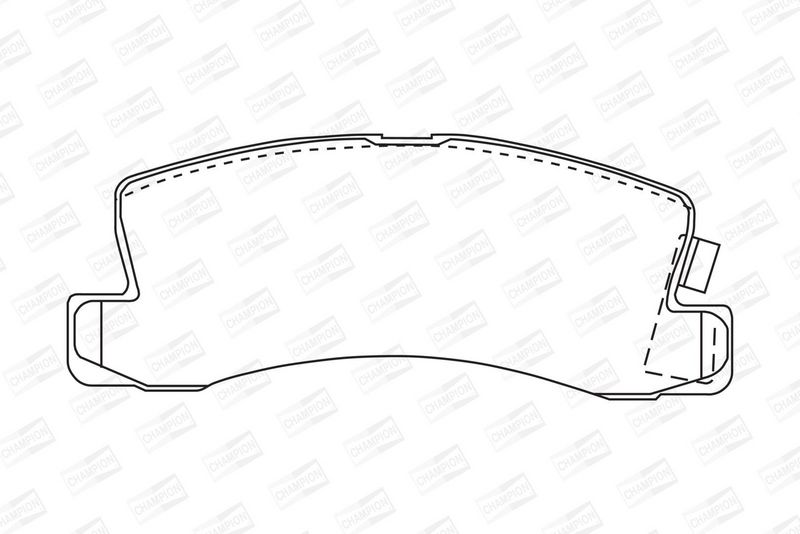 CHAMPION Plaquettes de frein à disque 572188CH