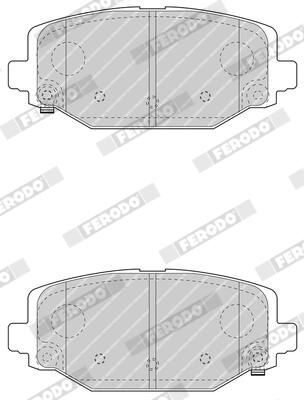 FERODO FDB4778 Brake Pad Set, disc brake