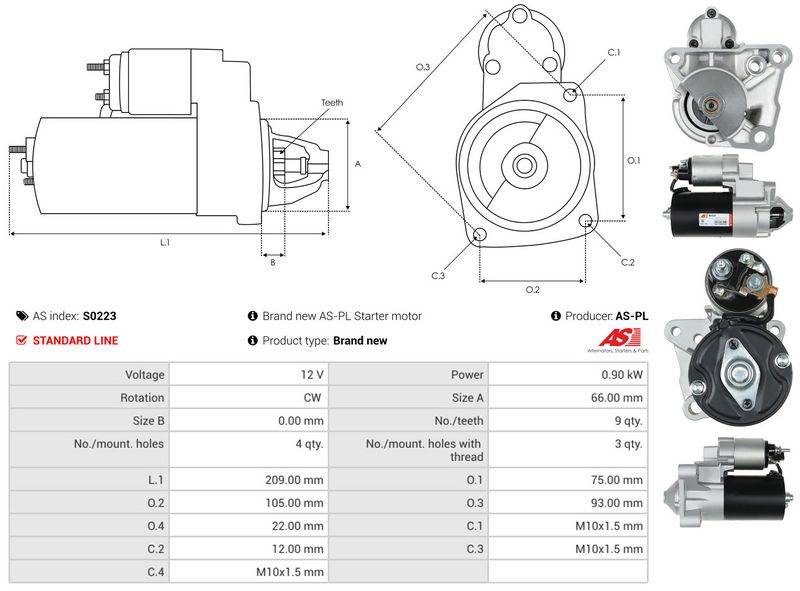 AS-PL S0223 Starter