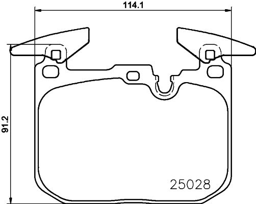 Колодки гальмівні (передні) BREMBO