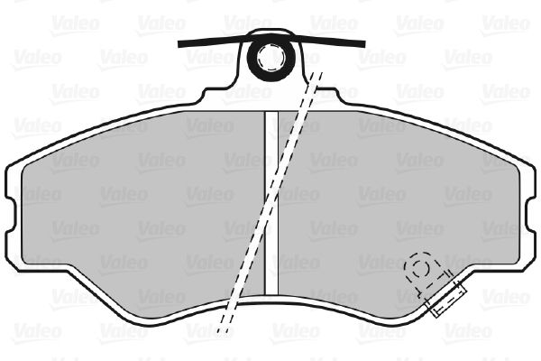 VALEO 598634 Brake Pad Set, disc brake