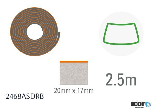 GLAVISTA 800505 Seal, windscreen