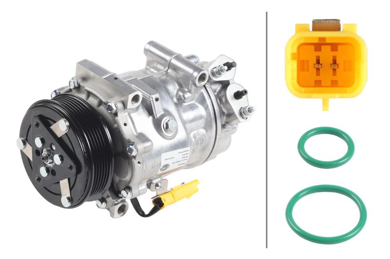 HELLA Compressor, air conditioning 8FK 366 204-481