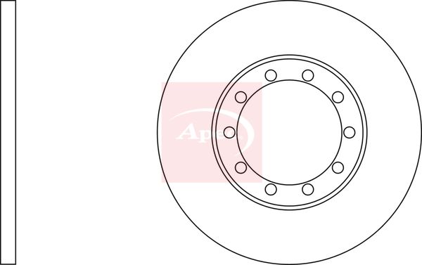 APEC Brake Disc DSK2527