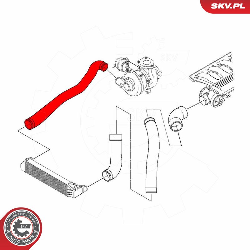 Laadimisõhu voolik, ESEN SKV 43SKV480