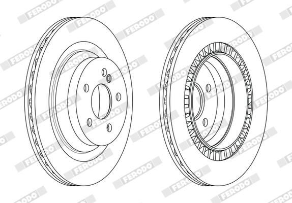 FERODO DDF2611C Brake Disc