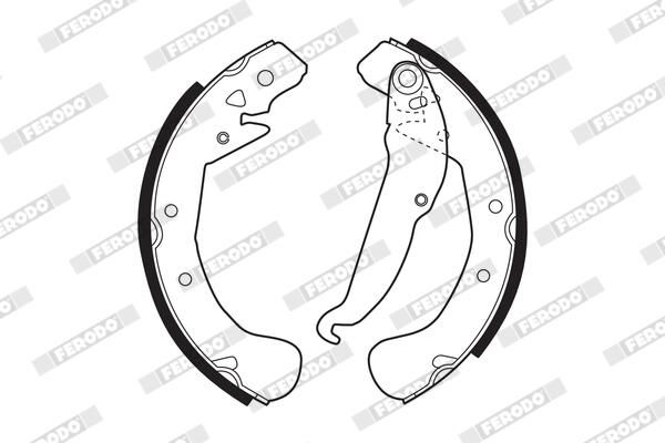 Sada brzdových čelistí FSB545