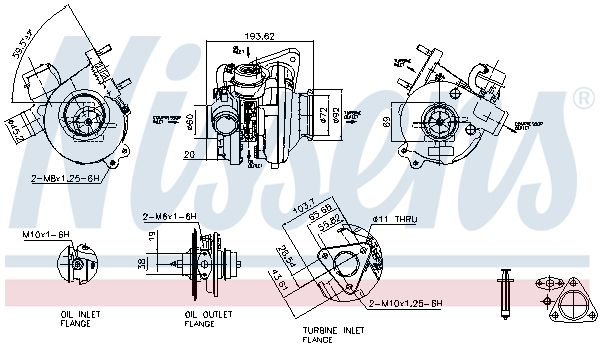 NISSENS 93055 Charger, charging (supercharged/turbocharged)