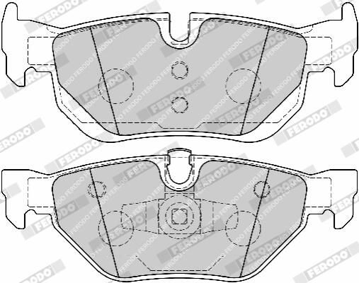 FERODO FDB1807 Brake Pad Set, disc brake