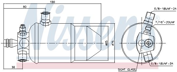 NISSENS 95110 Dryer, air conditioning