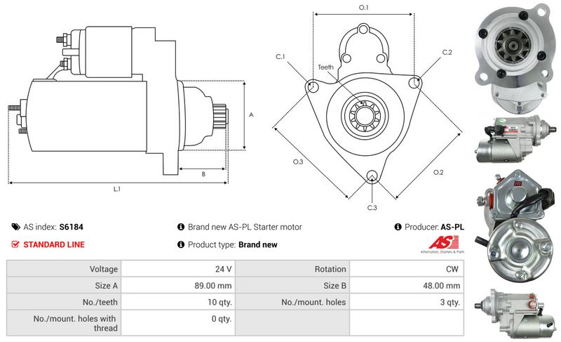 AS-PL S6184 Starter