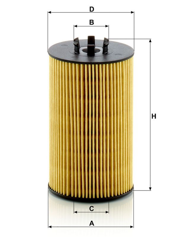 Oliefilter past: MERCEDES C (C204), C T-MODEL (S204), C (W204), CLK (A209), CLK (C209), CLS (C219), E T-MODEL (S211), E T-MODEL (S212), E (W211), E (W212), M (W164), R (W251, V251) 6.2/6.3 01.06-