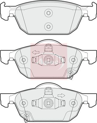 APEC Brake Pad Set, disc brake PAD1692