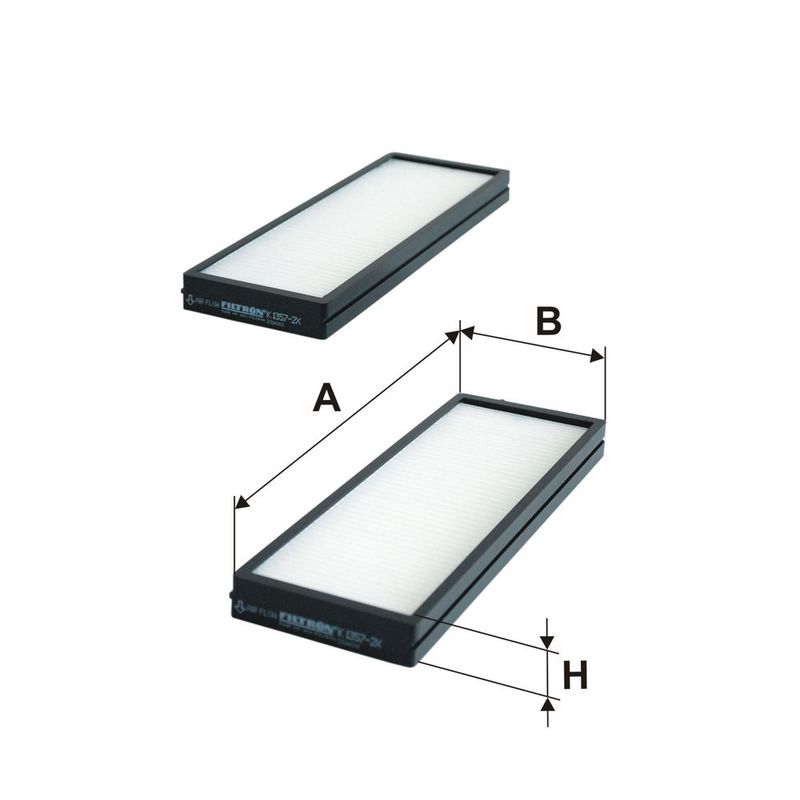 Filter, salongiõhk, FILTRON K 1357-2X