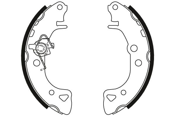 TRW GS8271 Brake Shoe Set