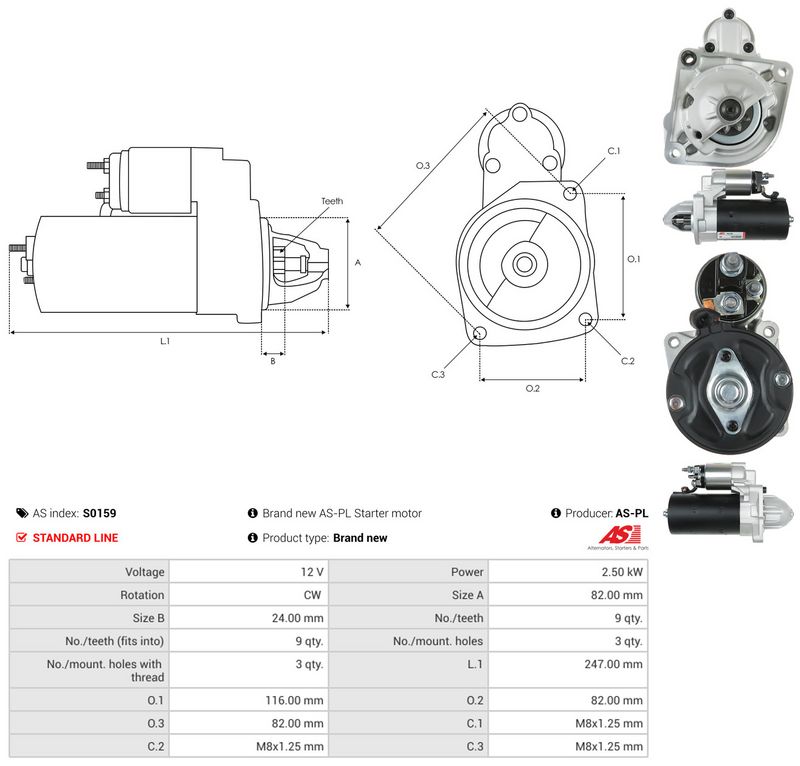 Starter, AS-PL S0159