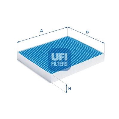 Фільтр, повітря у салоні, Ufi 34.114.00