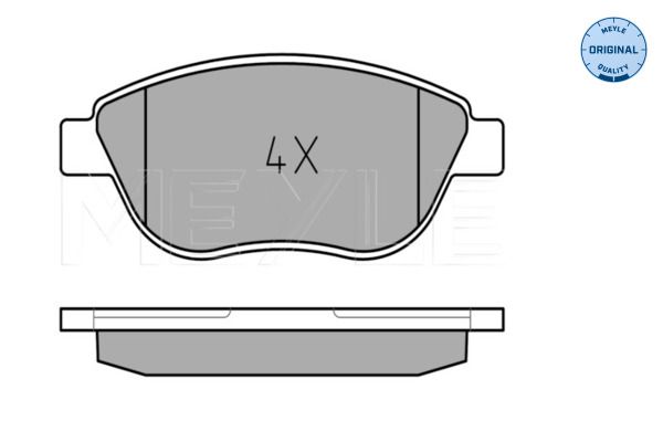 MEYLE 025 237 0819 Brake Pad Set, disc brake