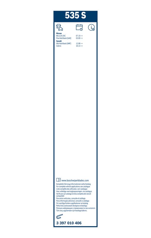 BOSCH 3 397 010 406 Wiper Blade