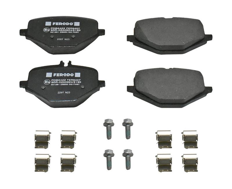 Remblokken set Achter , past: MERCEDES G (W463), GLE (C167), GLE (V167) 3.0H/4.0/4.0H 03.18-