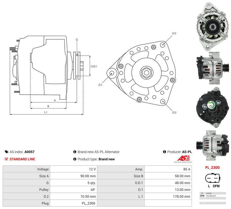 Generaator, AS-PL A0057