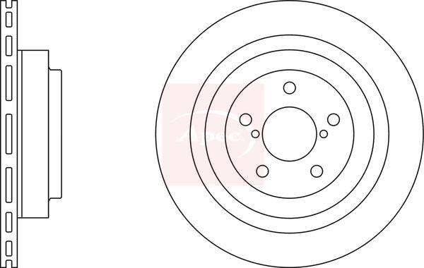 APEC Brake Disc DSK2522