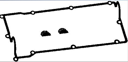 Комплект ущільнень, кришка голівки циліндра, Bg Automotive RK3373
