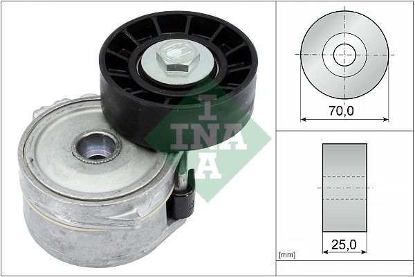 Schaeffler INA Szíjfeszítő, hosszbordás szíj 534 0334 10