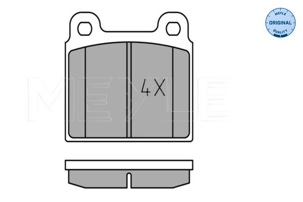 MEYLE 025 200 1115 Brake Pad Set, disc brake