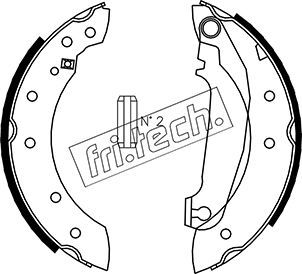 fri.tech. fékpofakészlet 1127.270