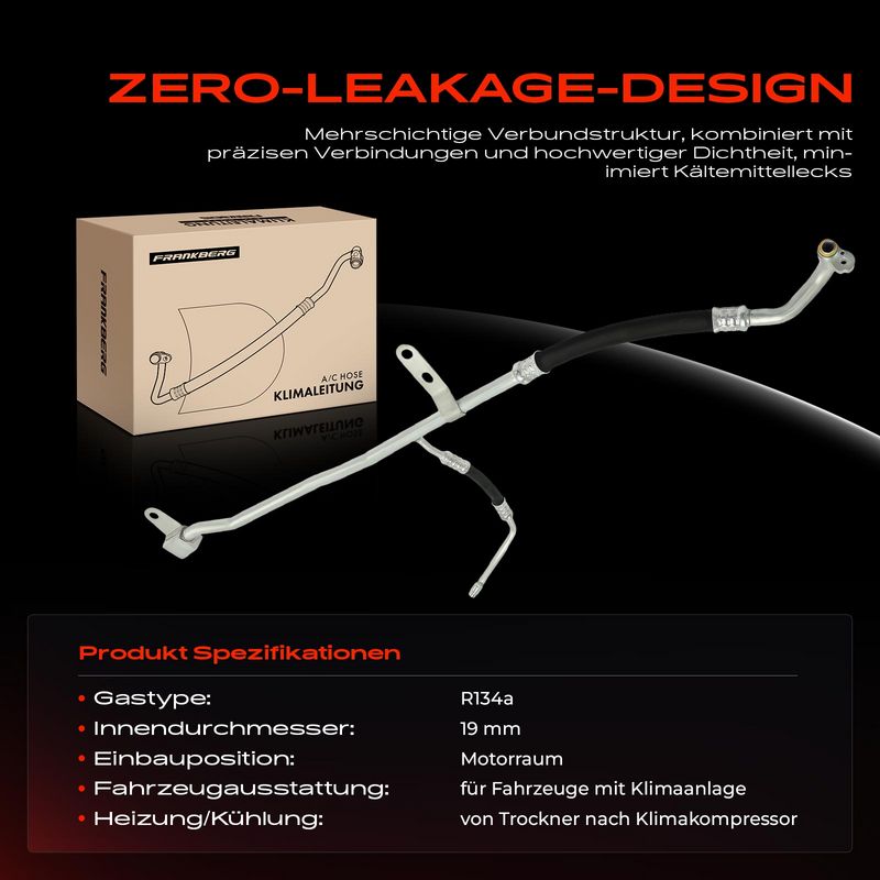 Frankberg 5481FB0032011 High/Low-pressure Line, air conditioning