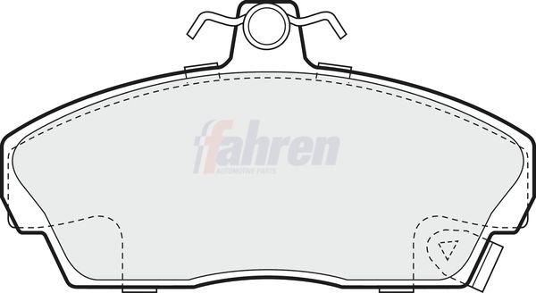 Fahren Brake Pad Set, disc brake FBP3011