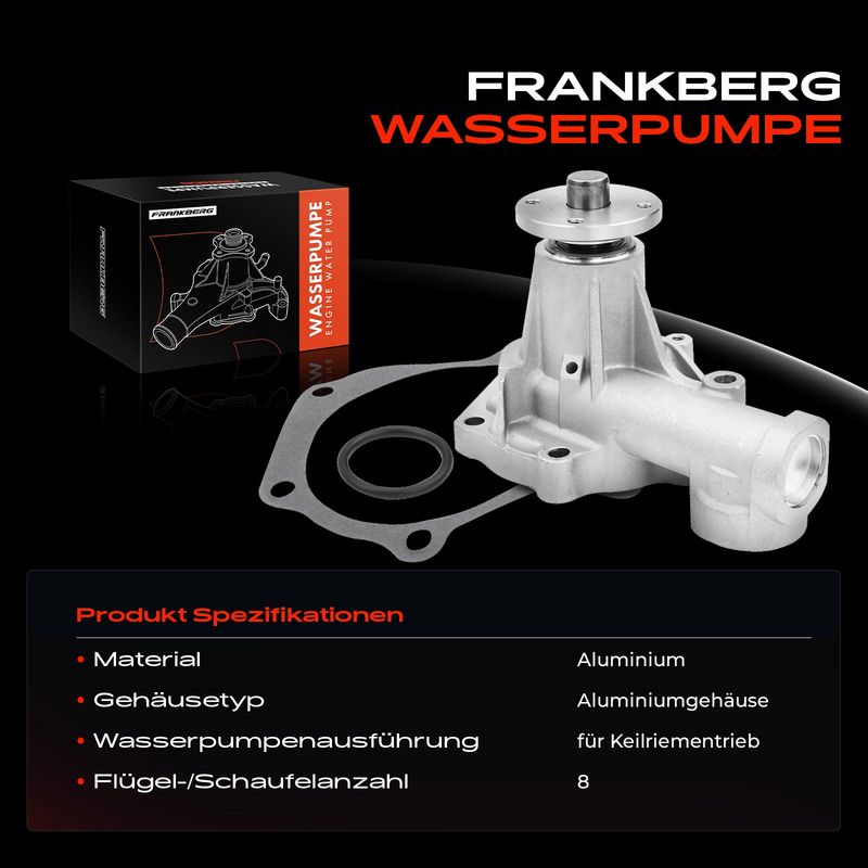 Frankberg 5481FB0024009 Water Pump, engine cooling