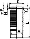 Product Image - Cilindervoering - 89411110 - KOLBENSCHMIDT