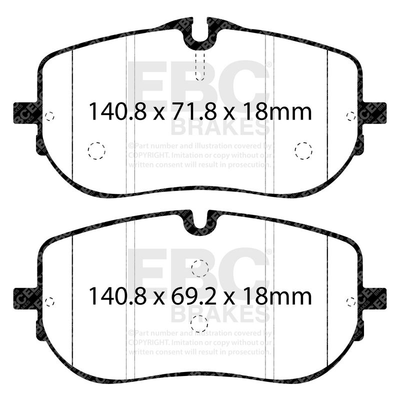 EBC Brakes Remblokkenset, schijfrem DP42484R