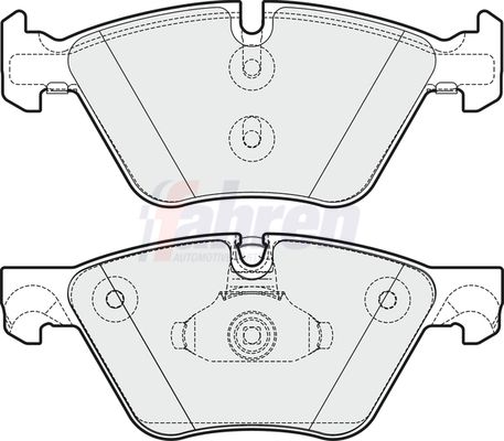Fahren Brake Pad Set, disc brake FBP3349