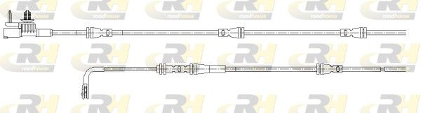 ROADHOUSE figyelmezető kontaktus, fékbetétkopás 001185