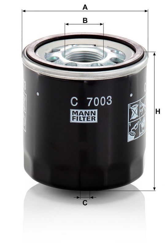 Oliefilter (geschroefd) past: VALTRA A 83, A 83H, A 93, A 95 2WD, A 95 4WD, C 130, C 150, N 103, N 103.4 HITECH 5, N 111E HITECH, N 121 HITECH, N 123 VERSU, N 141 HITECH, N 143, N 143 DIRECT