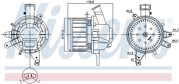 Компресор салону, Nissens 87396