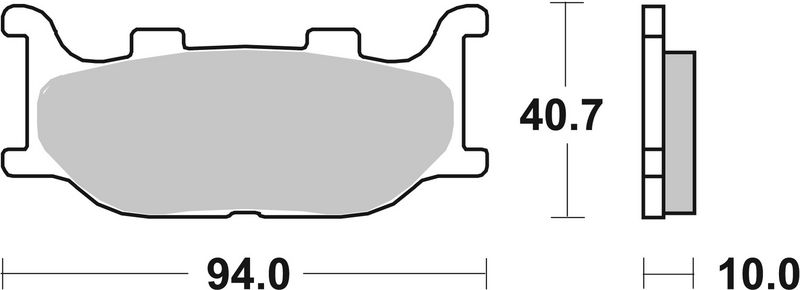 BREMBO 07042 Brake Pad Set, disc brake