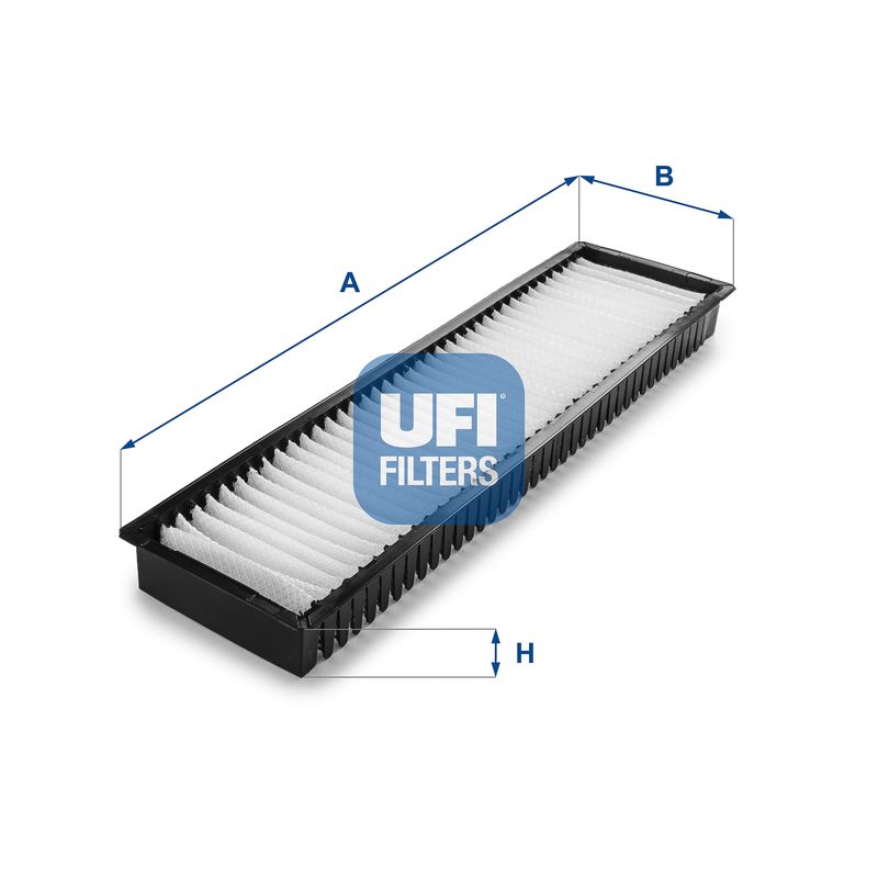 Фільтр, повітря у салоні, Ufi 53.101.00