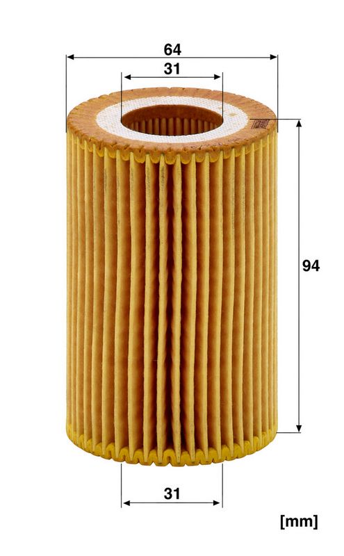 Õlifilter, MANN-FILTER HU 712, 9 x