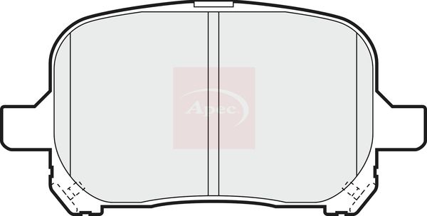 APEC Brake Pad Set, disc brake PAD962