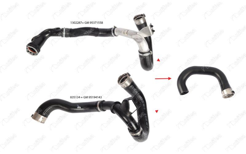 TURBO HORTUMU PLASTIK ve METAL BORU HARIC OPEL MOKKA 1.6 CDTI 4×4