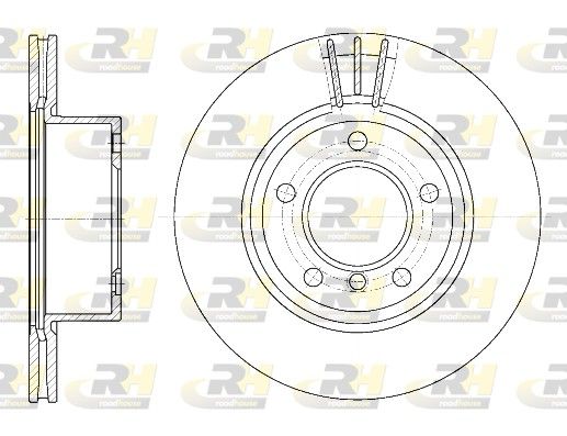 Гальмівний диск, Roadhouse 6652.10