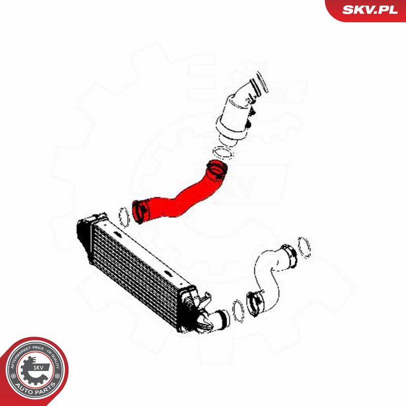 ESEN SKV 43SKV477 Charge Air Hose